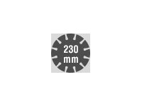 Diamanttrennscheibe 230 mm Durchmesser
In...