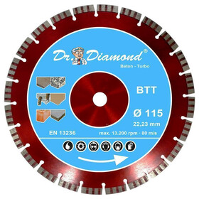 Diamanttrennscheibe LTUNI Ø 115 - 450 mm - ADT Werkzeugwelt Shop, 20,51 €